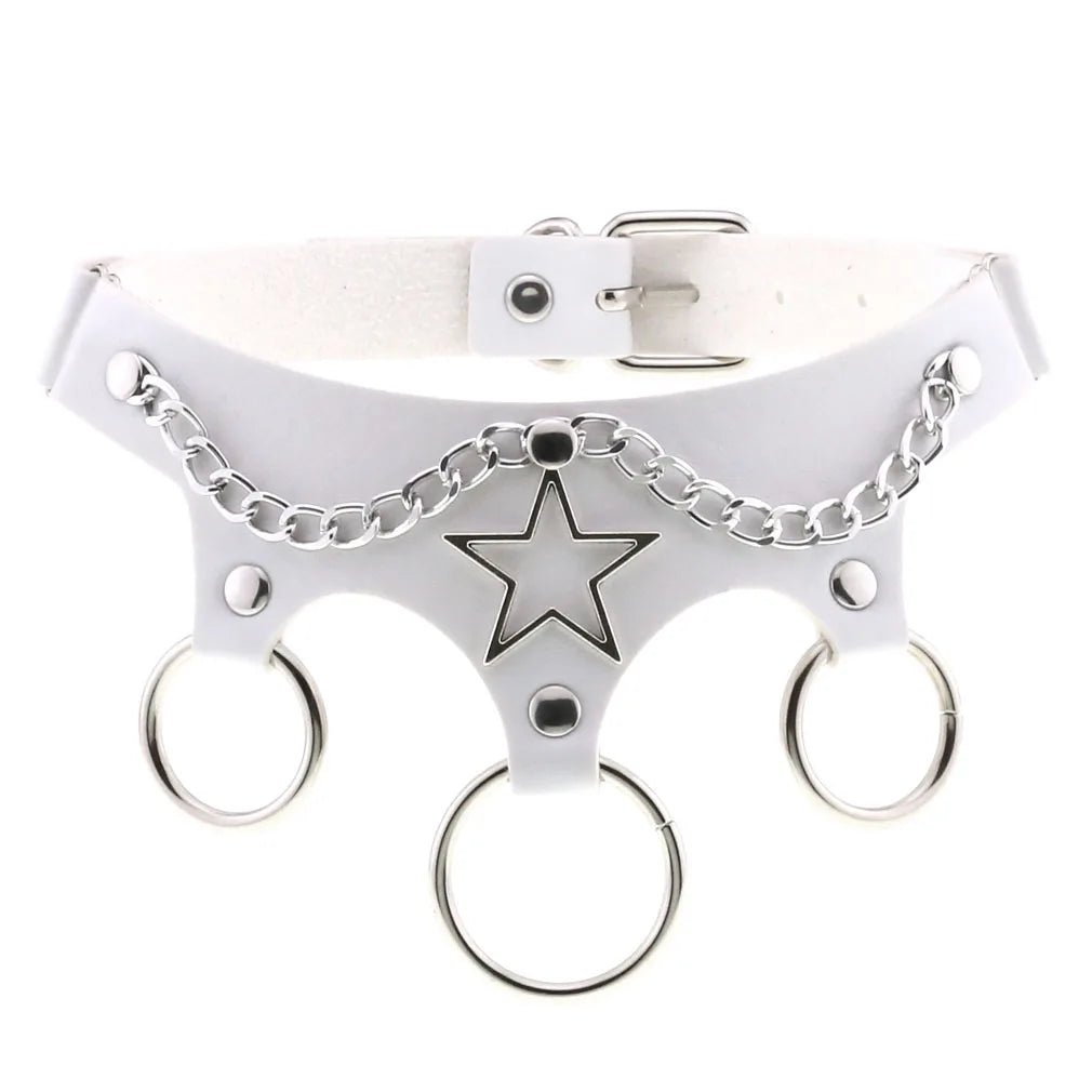 Kawaii White Choker Collar - lots of design choices - Gay SkateKawaii White Choker Collar - lots of design choicesskate accessoriesGay SkateGay Skate200001034:200005183#P013 white