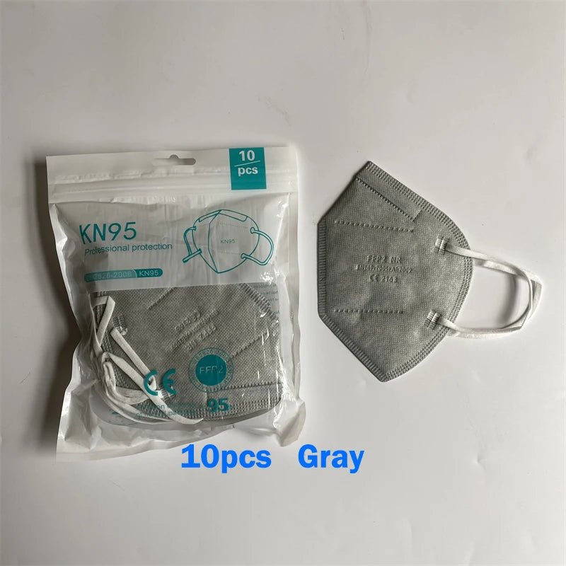 KN95 Face Masks - Colourful - 10/20/50/100/200 pieces
