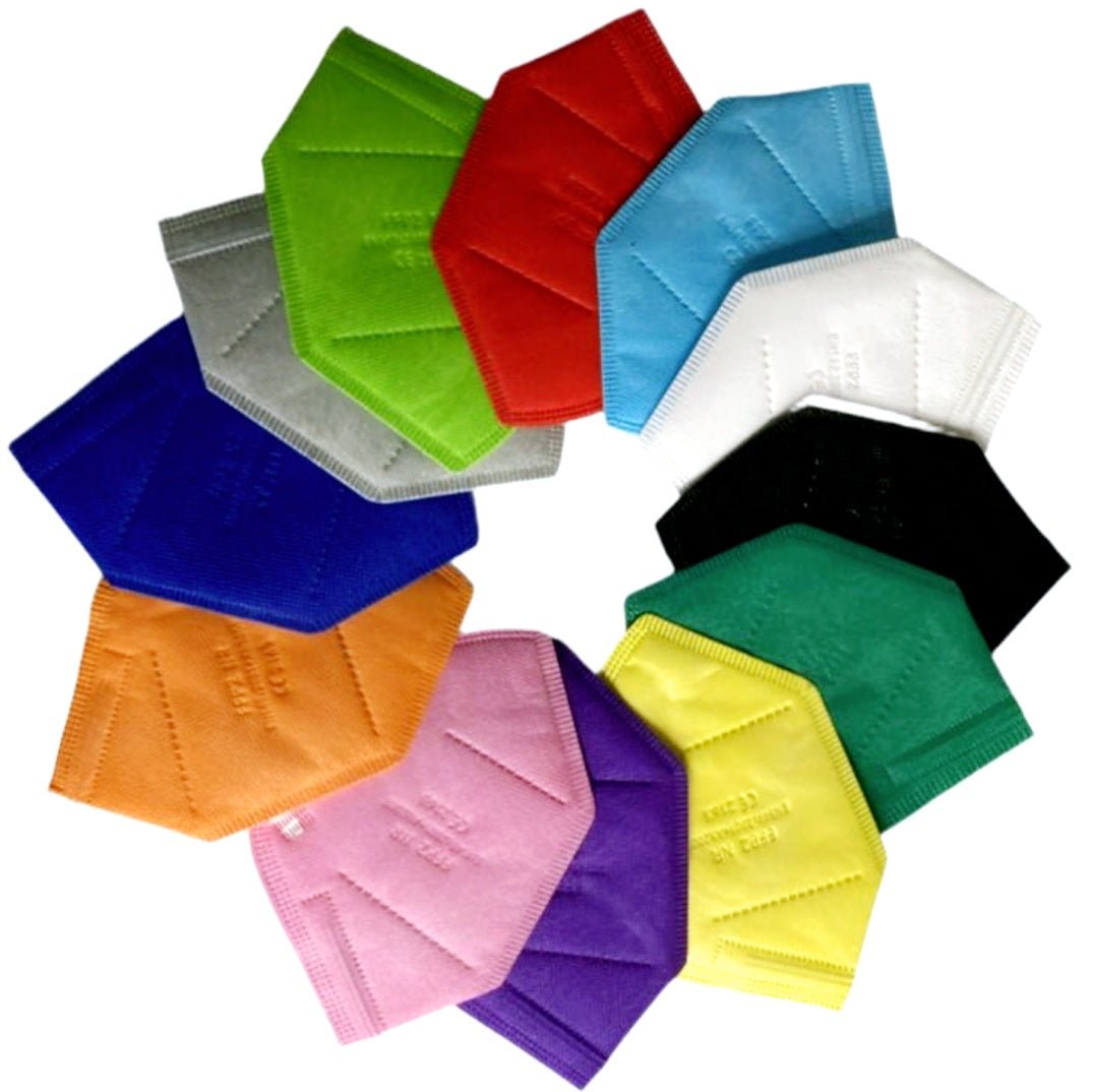 KN95 Face Masks - Colourful - 10/20/50/100/200 pieces