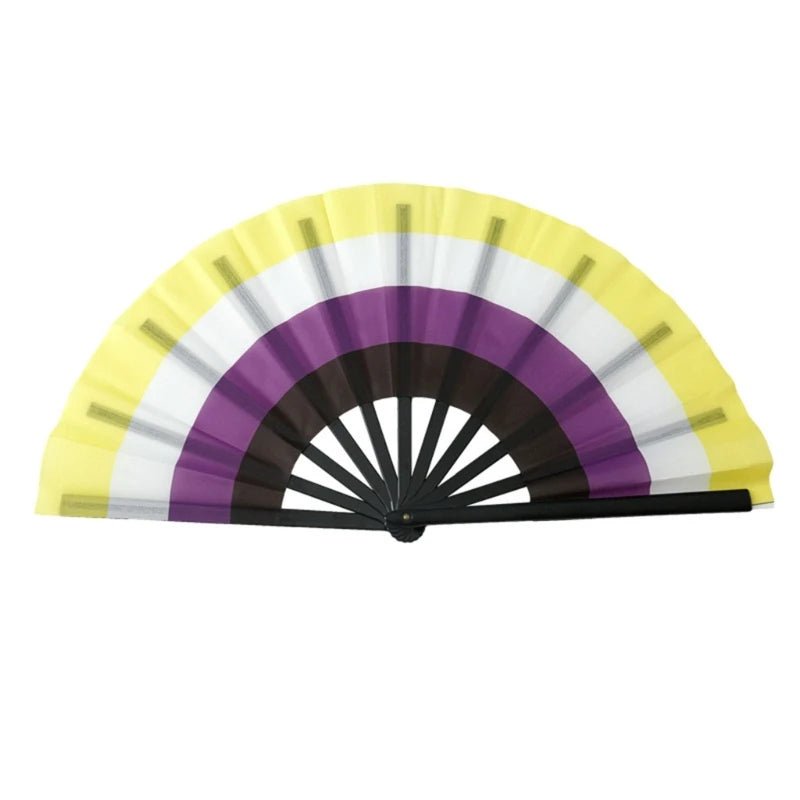 Non-binary Pride Flag Fan