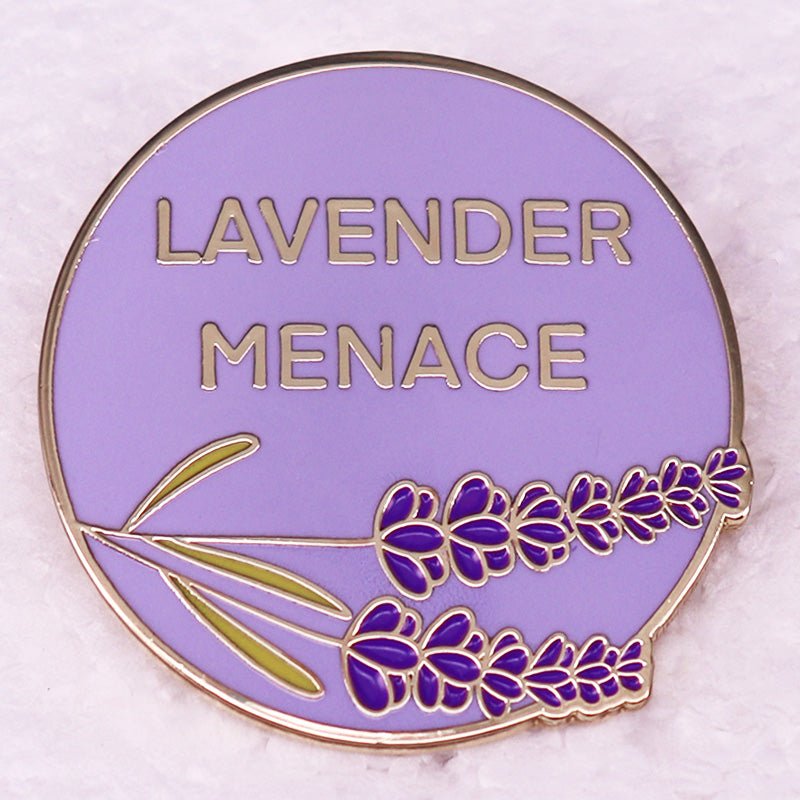 Lavender Menace - Lesbian Pride Pin - Gay SkateLavender Menace - Lesbian Pride Pinskate accessoriesGay SkateGay Skate<none>