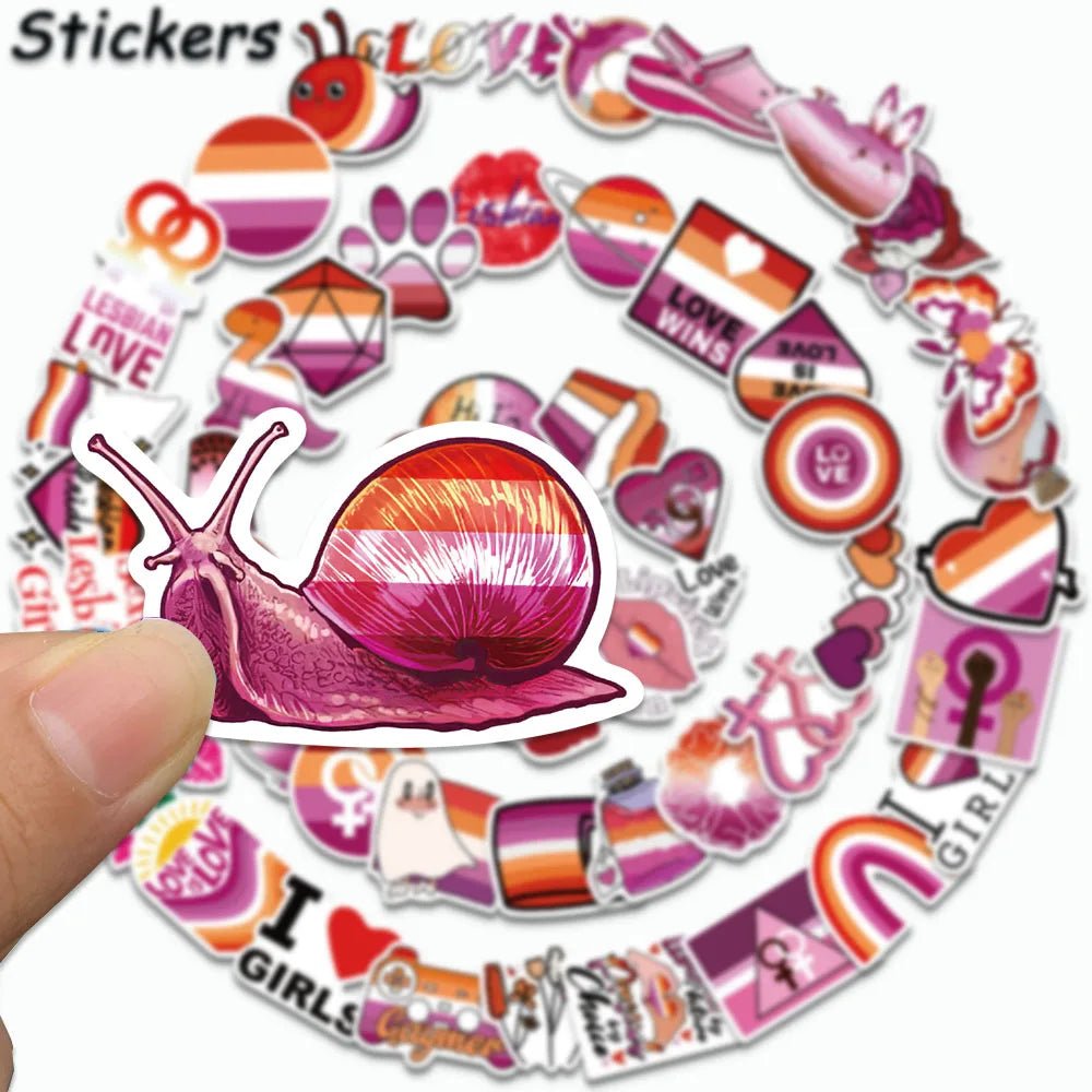 Lesbian flag crocs sticker. Lesbian flag rainbow sticker. Lesbian flag cute bee sticker.