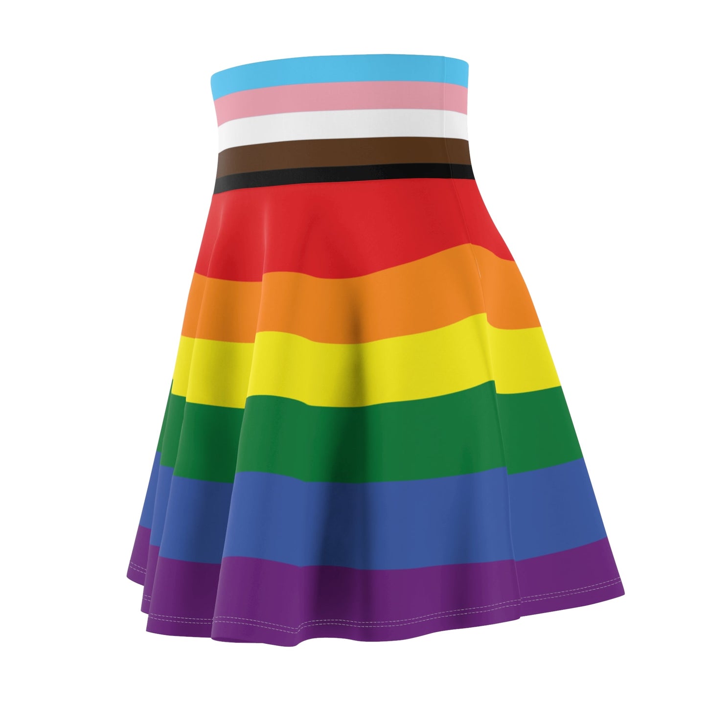 LGBTIQ Progress Pride flag Skater Skirt - Gay SkateLGBTIQ Progress Pride flag Skater SkirtAll Over PrintsPrintifyGay Skate24393299303678665127