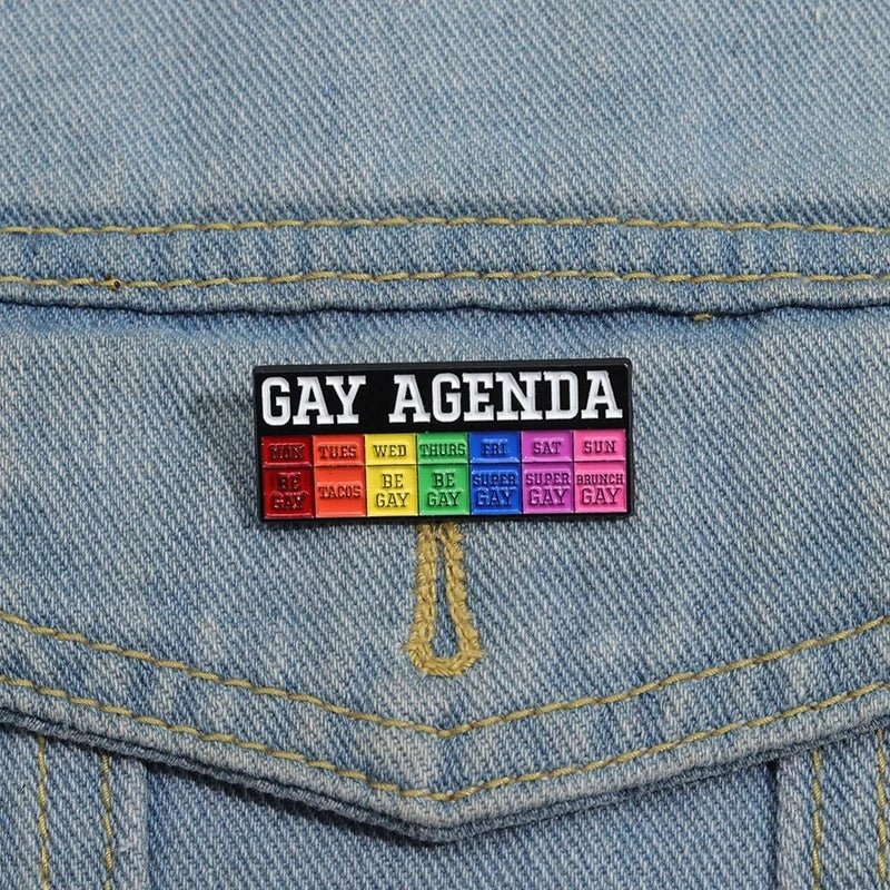 LGBTIQ Rainbow Pride - enamel pins