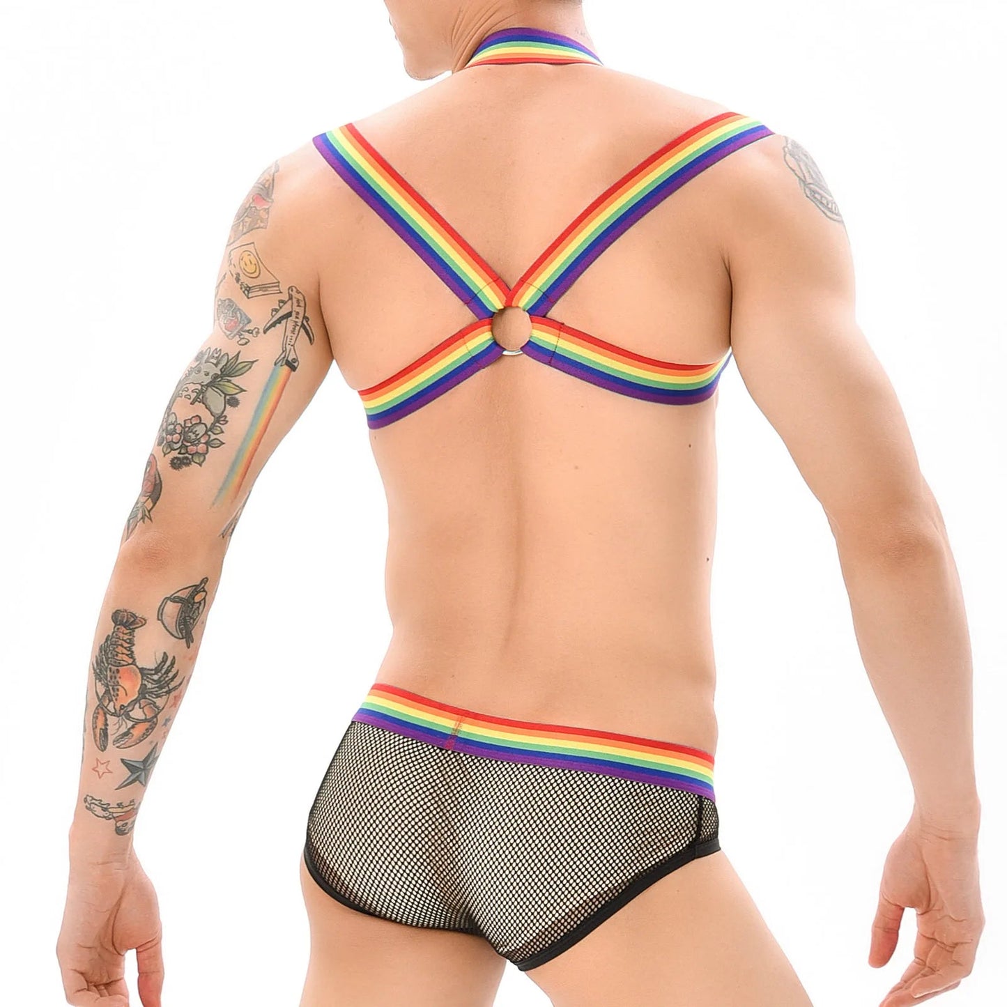 Mesh Harness Set - Chest and Briefs - Gay SkateMesh Harness Set - Chest and Briefsskate accessoriesGay SkateGay Skate14:173#ranbow red;5:361386#M(26.8 - 28.3inch)