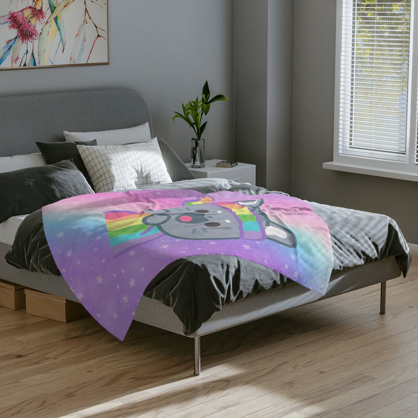 Minky Blanket Kawaii Kitten Rainbow Pride Flag - Velveteen Microfiber Blanket - Gay SkateMinky Blanket Kawaii Kitten Rainbow Pride Flag - Velveteen Microfiber BlanketHome DecorPrintifyGay Skate13846187581888227744