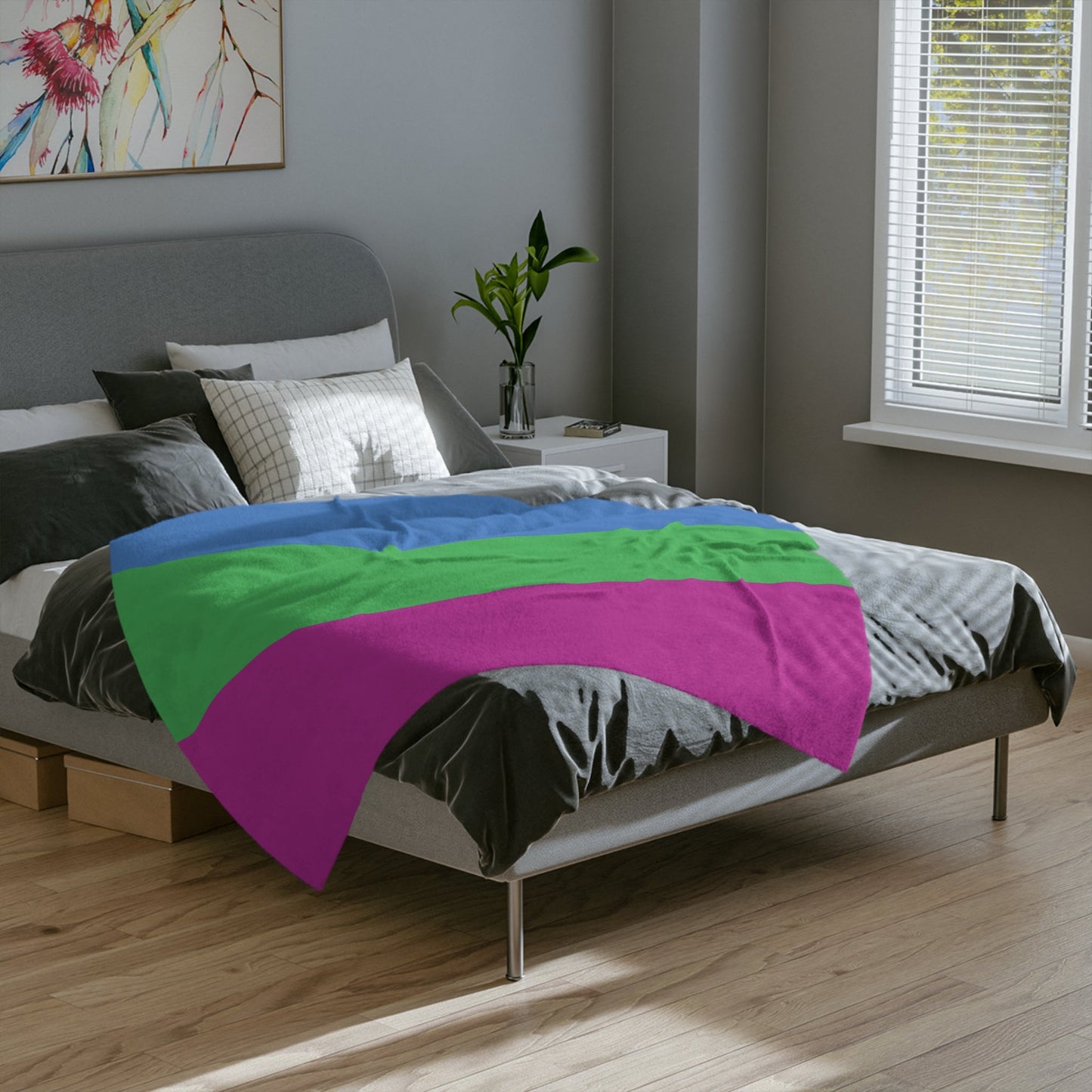 Minky Blanket Polysexual Pride Flag - Velveteen Microfiber Blanket - Gay SkateMinky Blanket Polysexual Pride Flag - Velveteen Microfiber BlanketHome DecorPrintifyGay Skate20400315500635053487