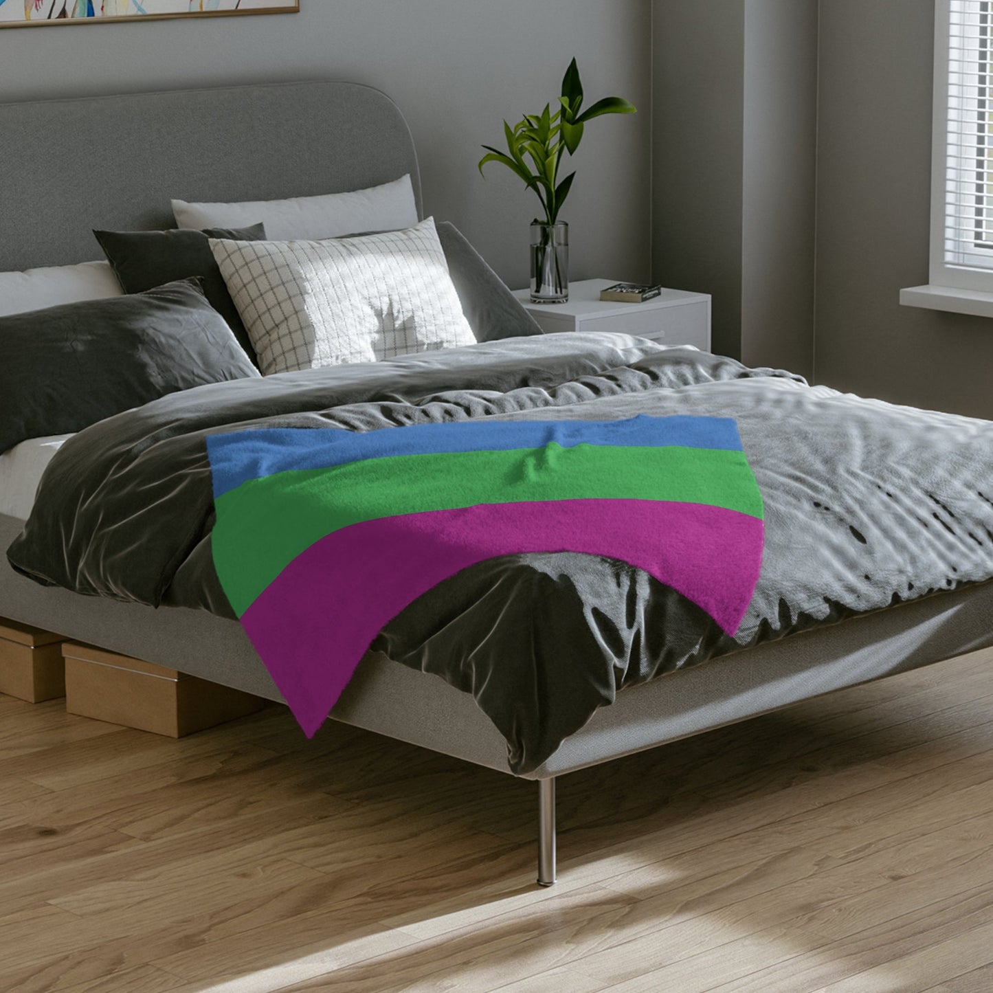 Minky Blanket Polysexual Pride Flag - Velveteen Microfiber Blanket - Gay SkateMinky Blanket Polysexual Pride Flag - Velveteen Microfiber BlanketHome DecorPrintifyGay Skate20400315500635053487