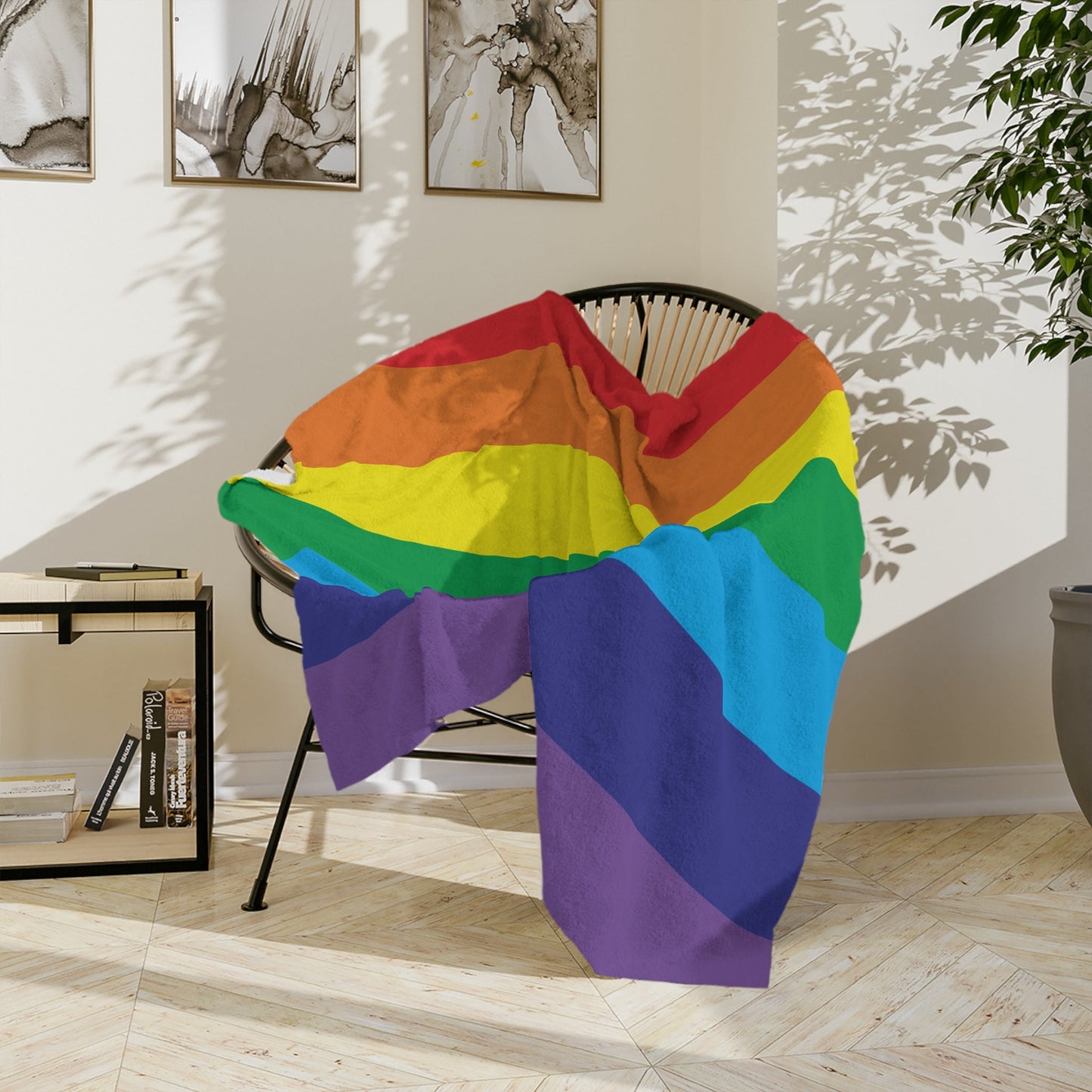 Minky Blanket Rainbow Pride six stripes Flag - Velveteen Microfiber Blanket - Gay SkateMinky Blanket Rainbow Pride six stripes Flag - Velveteen Microfiber BlanketHome DecorPrintifyGay Skate13000006621961259723