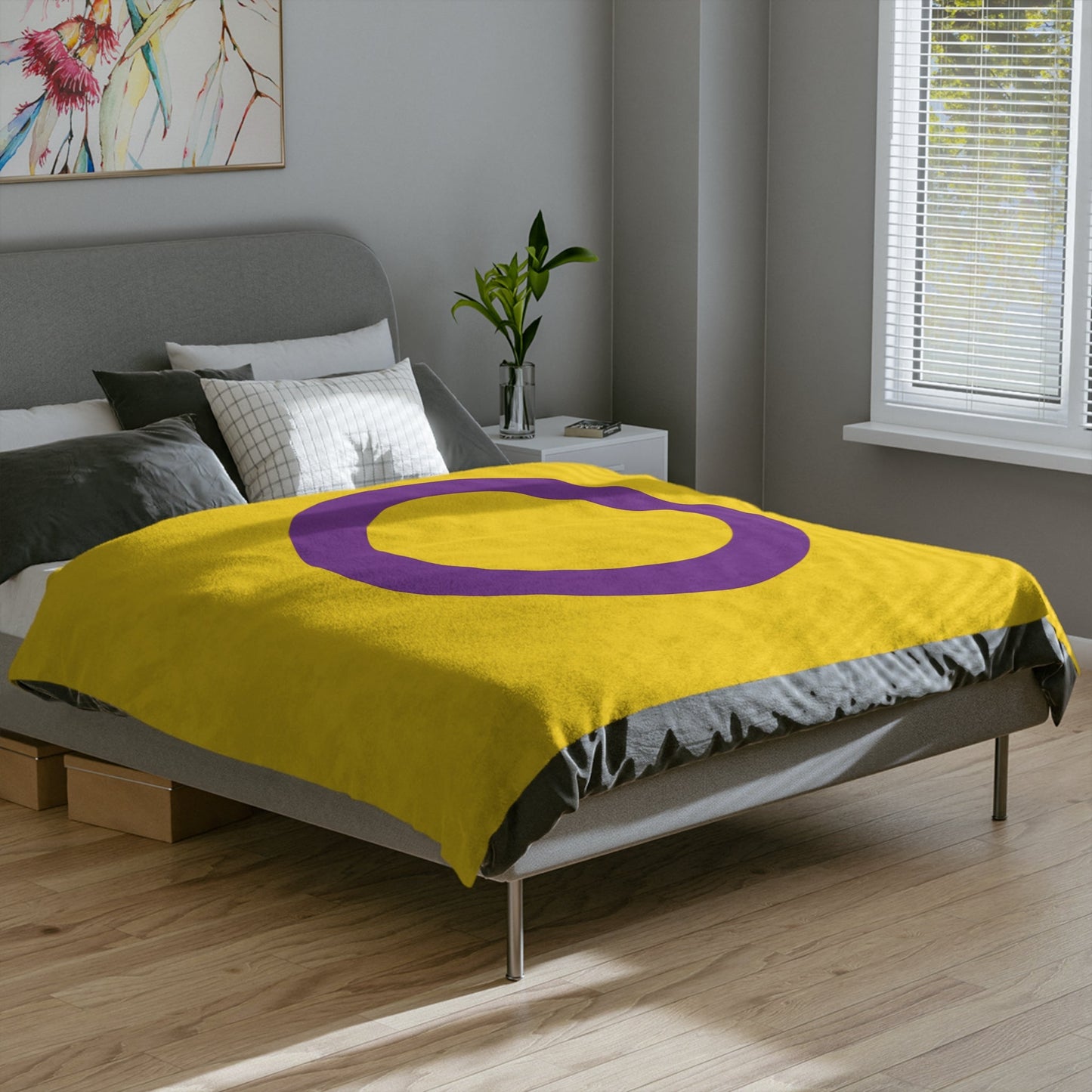 Minky Intersex Pride Flag - Velveteen Microfiber Blanket - Gay SkateMinky Intersex Pride Flag - Velveteen Microfiber BlanketHome DecorPrintifyGay Skate75565999222144727553