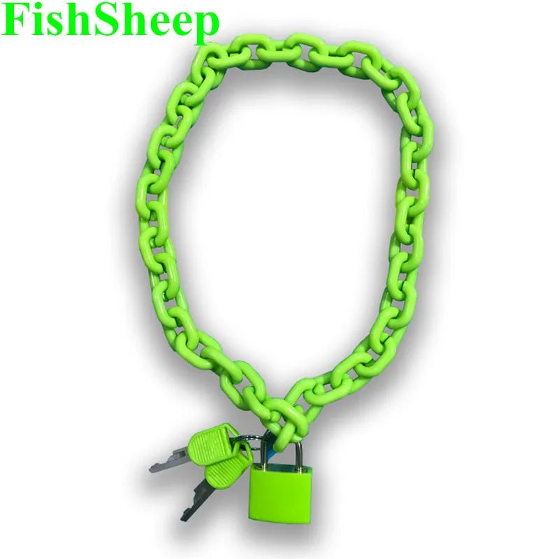 Neon Acrylic Chain and Padlock Necklace - Gay SkateNeon Acrylic Chain and Padlock Necklaceskate accessoriesGay SkateGay Skate200001034:1433145302#Light Blue