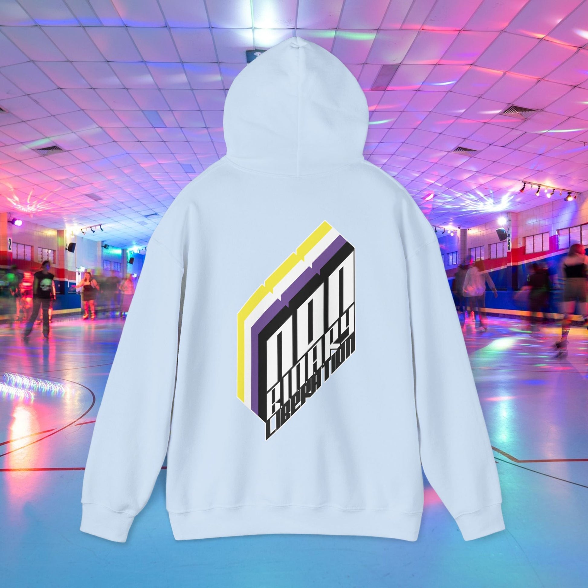 Non - Binary Liberation Hoodie - Australian Shipping - Gay SkateNon - Binary Liberation Hoodie - Australian ShippingHoodiePrintifyGay Skate24540451897229340640