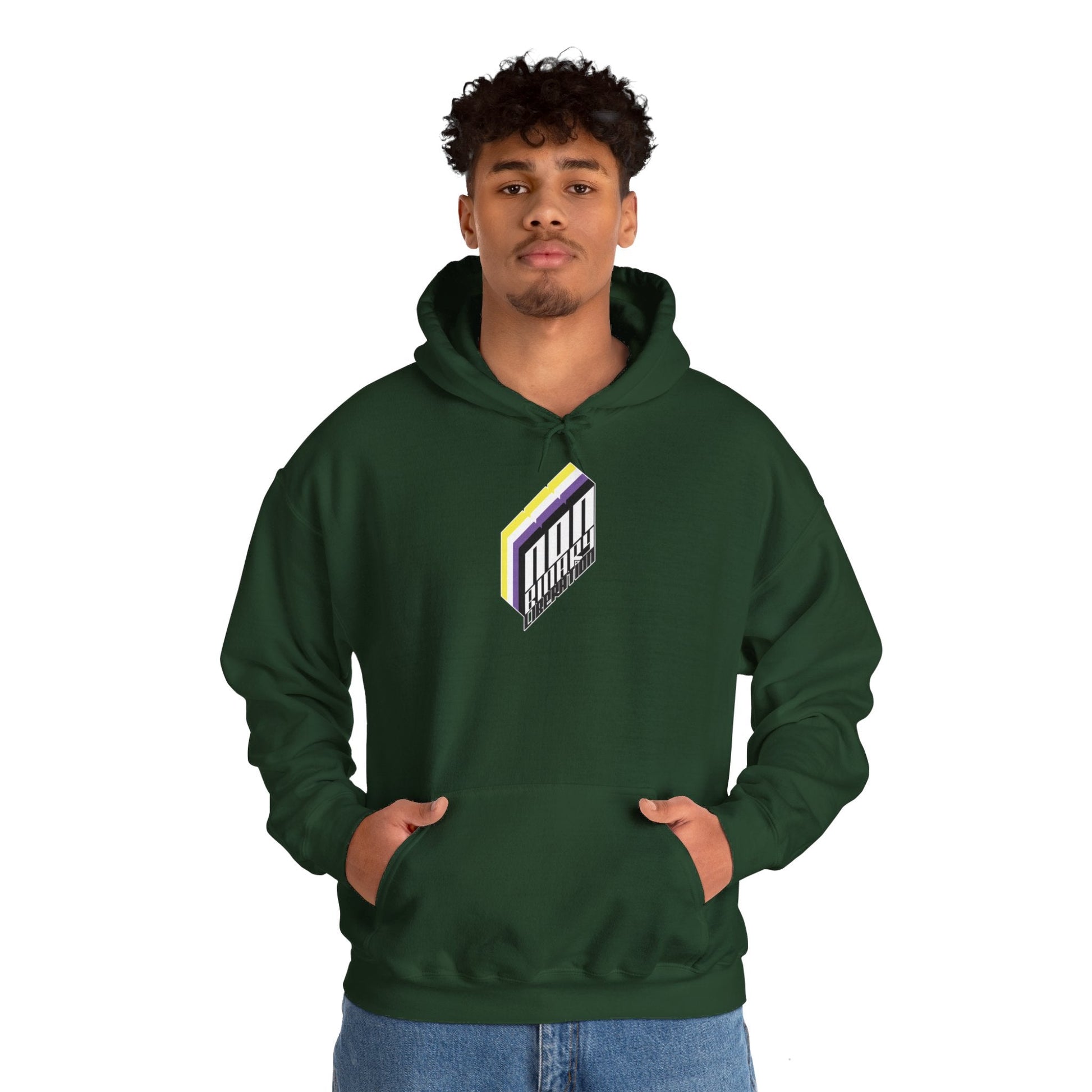 Non - Binary Liberation Hoodie - Australian Shipping - Gay SkateNon - Binary Liberation Hoodie - Australian ShippingHoodiePrintifyGay Skate24540451897229340640