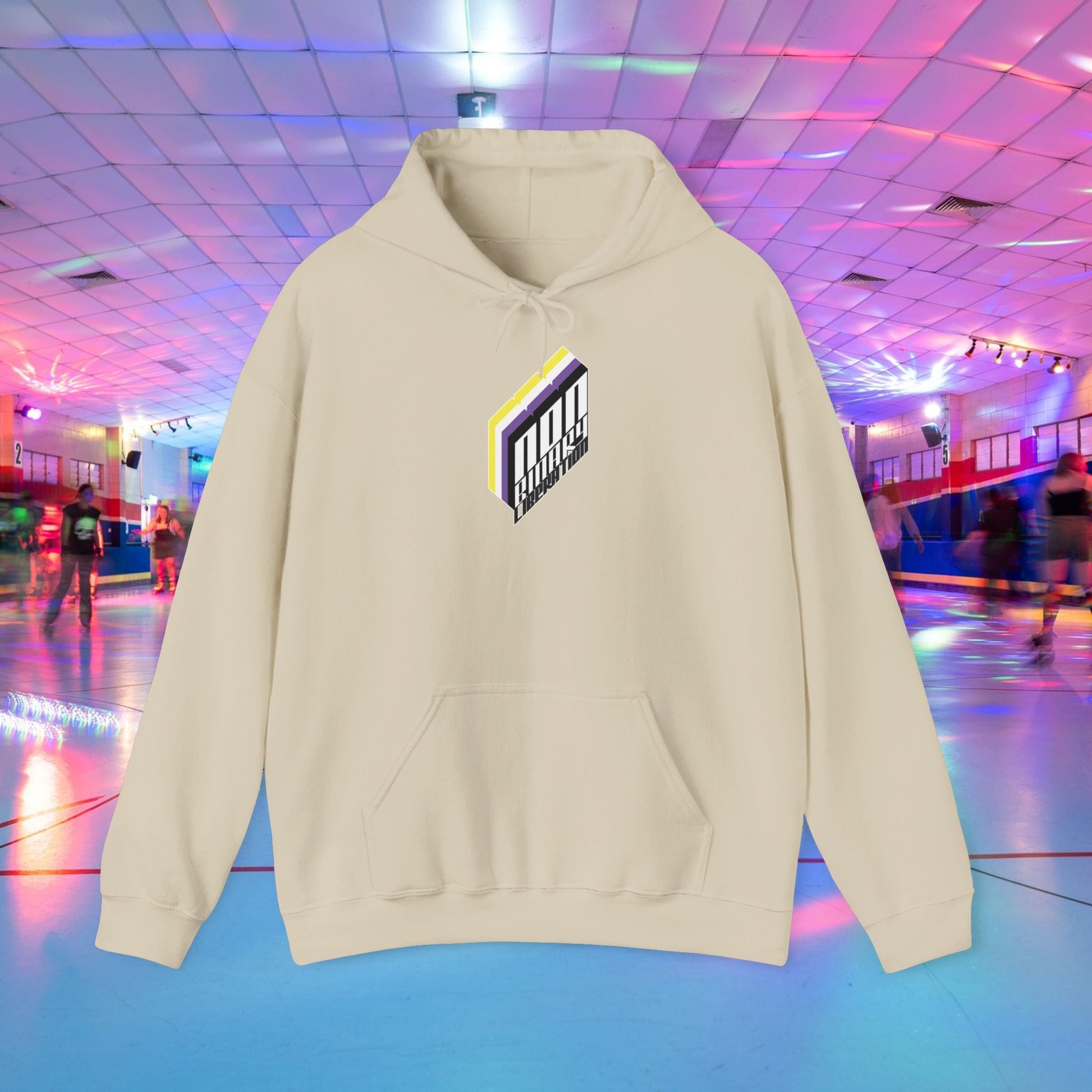 Non - Binary Liberation Hoodie - Australian Shipping - Gay SkateNon - Binary Liberation Hoodie - Australian ShippingHoodiePrintifyGay Skate24540451897229340640