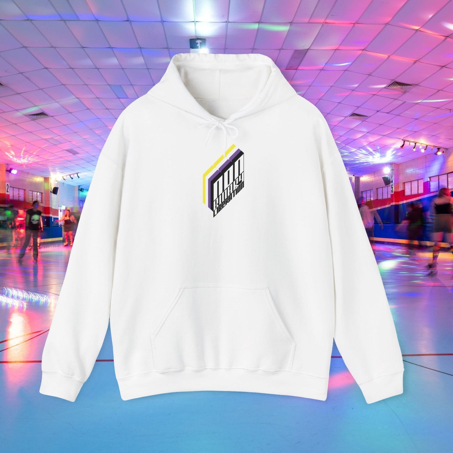 Non - Binary Liberation Hoodie - Australian Shipping - Gay SkateNon - Binary Liberation Hoodie - Australian ShippingHoodiePrintifyGay Skate24540451897229340640