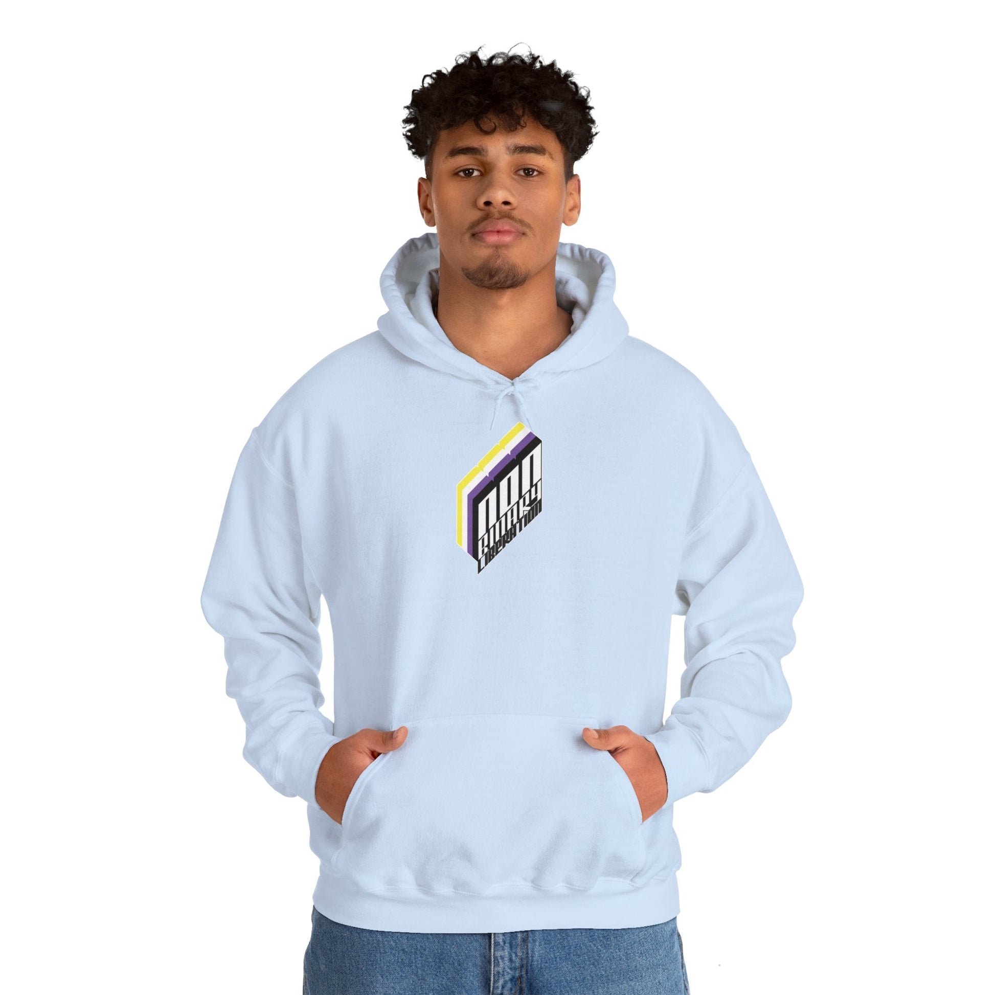 Non - Binary Liberation Hoodie - Australian Shipping - Gay SkateNon - Binary Liberation Hoodie - Australian ShippingHoodiePrintifyGay Skate24540451897229340640