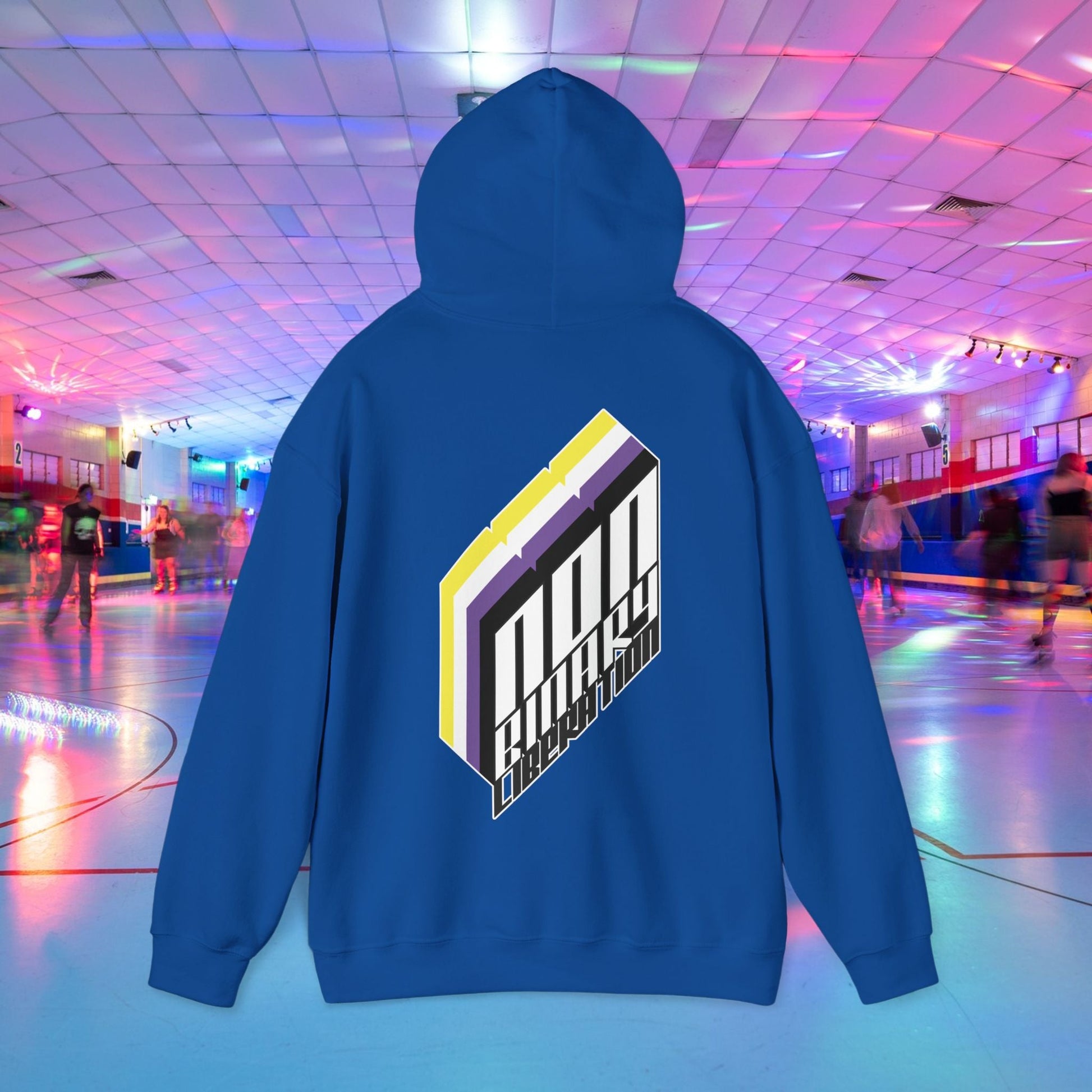 Non - Binary Liberation Hoodie - Australian Shipping - Gay SkateNon - Binary Liberation Hoodie - Australian ShippingHoodiePrintifyGay Skate24540451897229340640