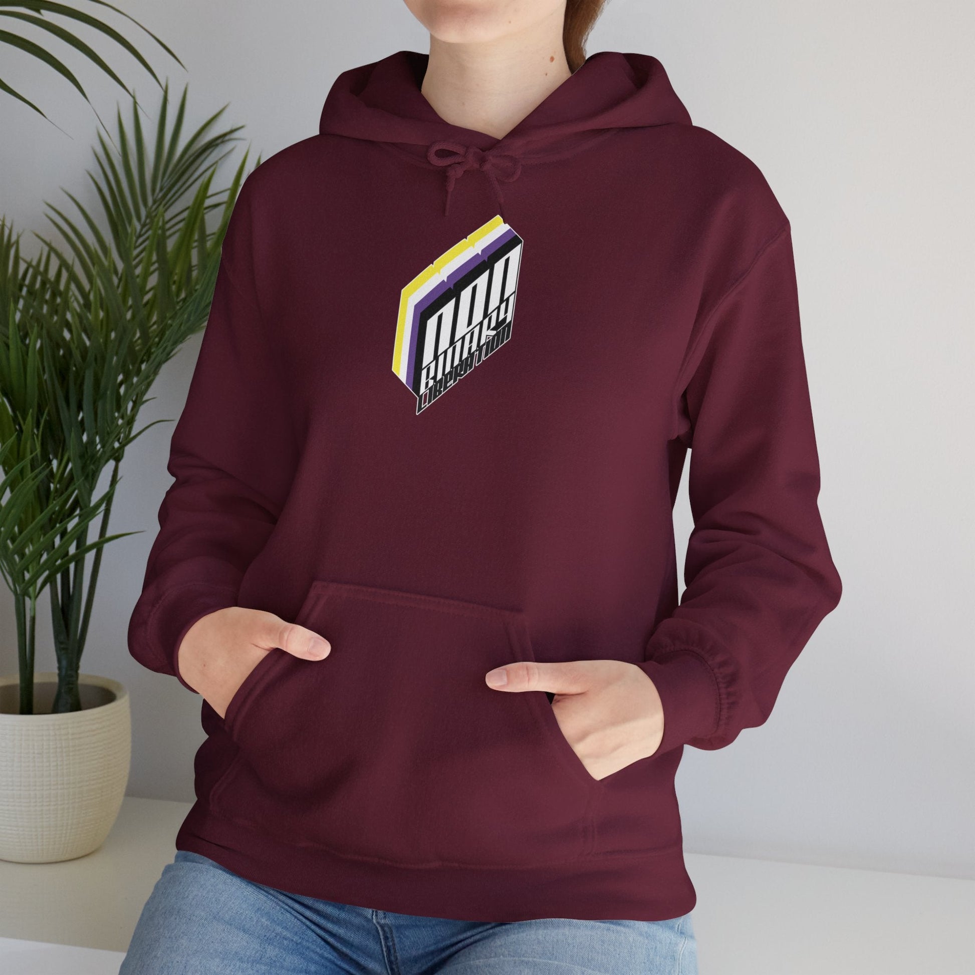 Non - Binary Liberation Hoodie - Australian Shipping - Gay SkateNon - Binary Liberation Hoodie - Australian ShippingHoodiePrintifyGay Skate24540451897229340640