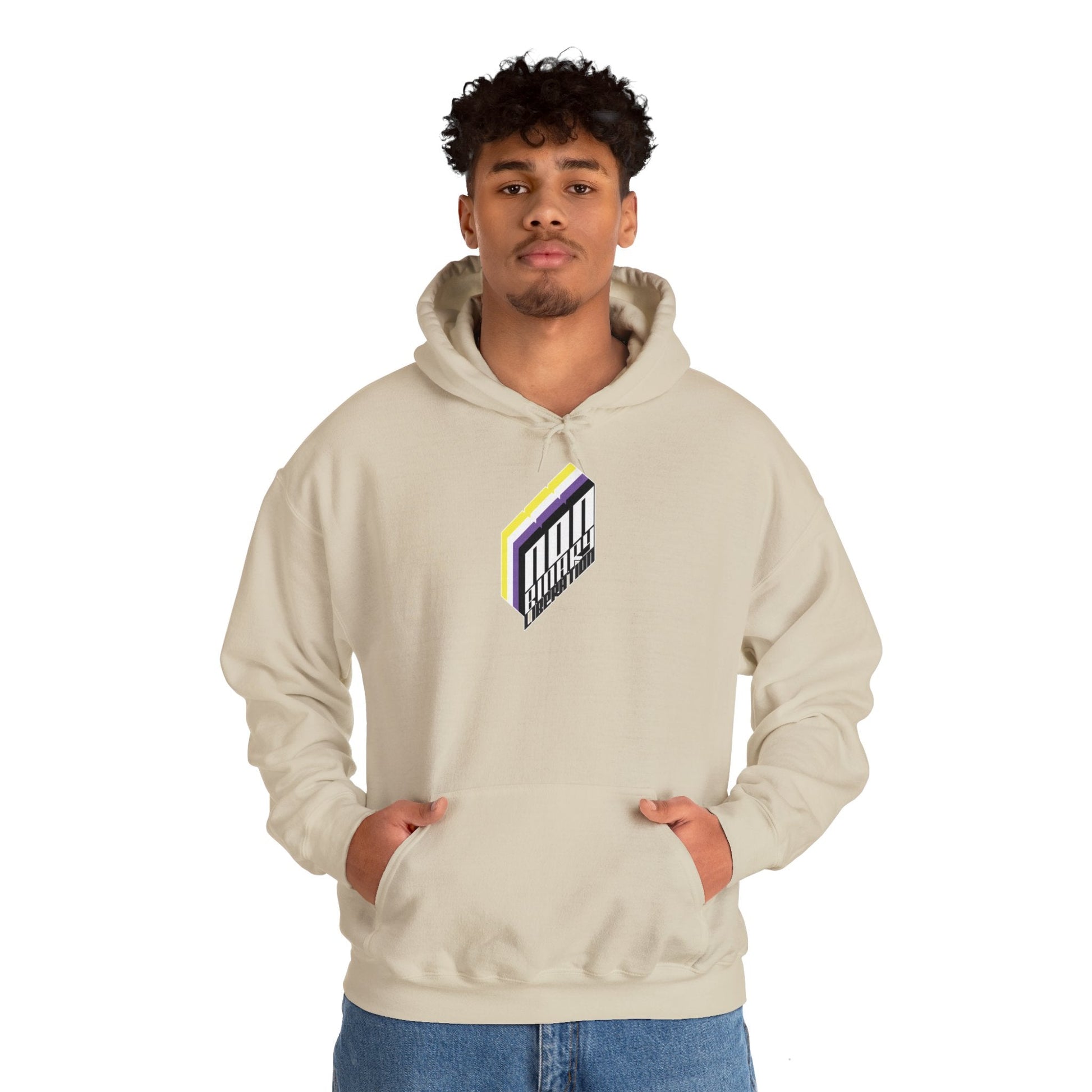 Non - Binary Liberation Hoodie - Australian Shipping - Gay SkateNon - Binary Liberation Hoodie - Australian ShippingHoodiePrintifyGay Skate24540451897229340640