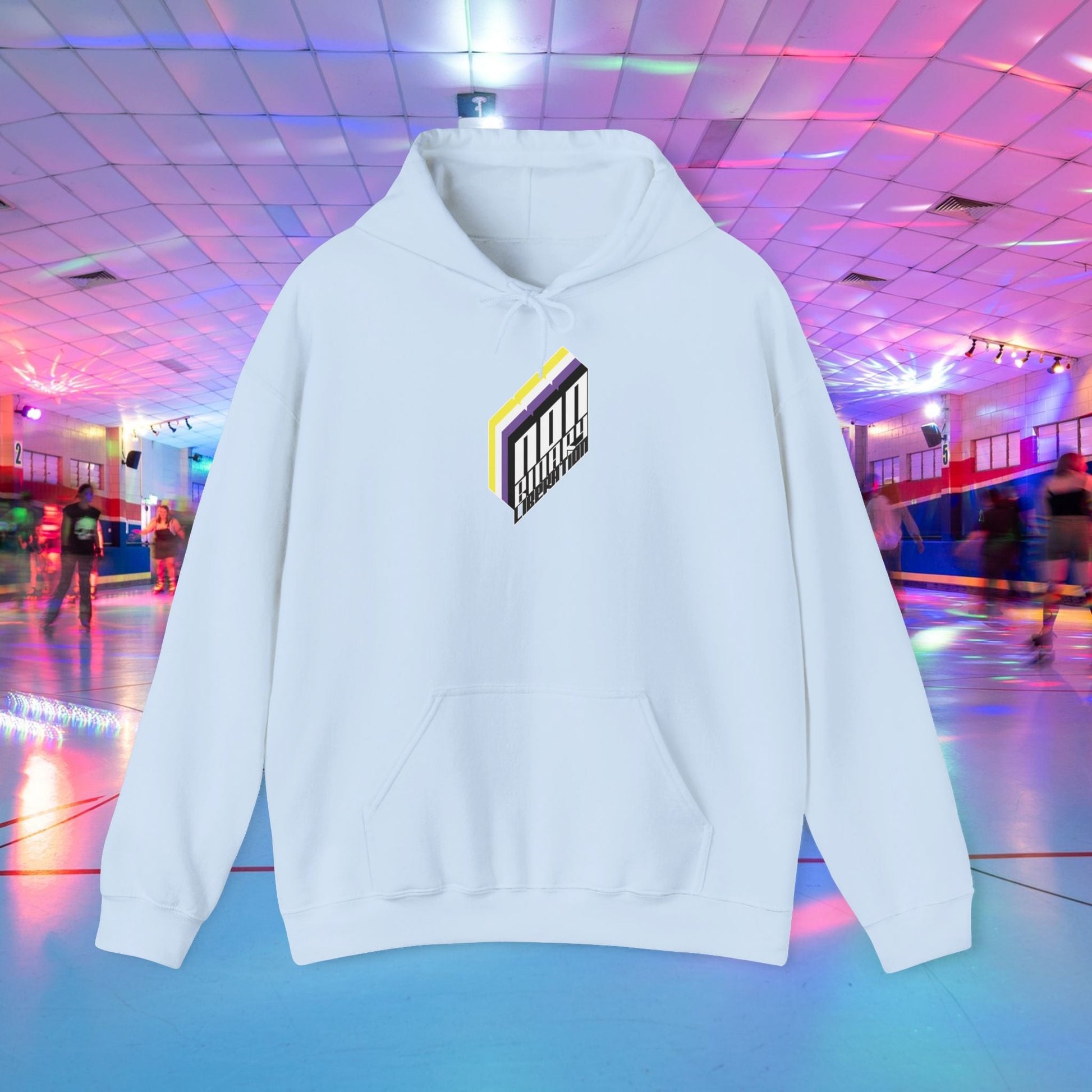 Non - Binary Liberation Hoodie - Australian Shipping - Gay SkateNon - Binary Liberation Hoodie - Australian ShippingHoodiePrintifyGay Skate24540451897229340640