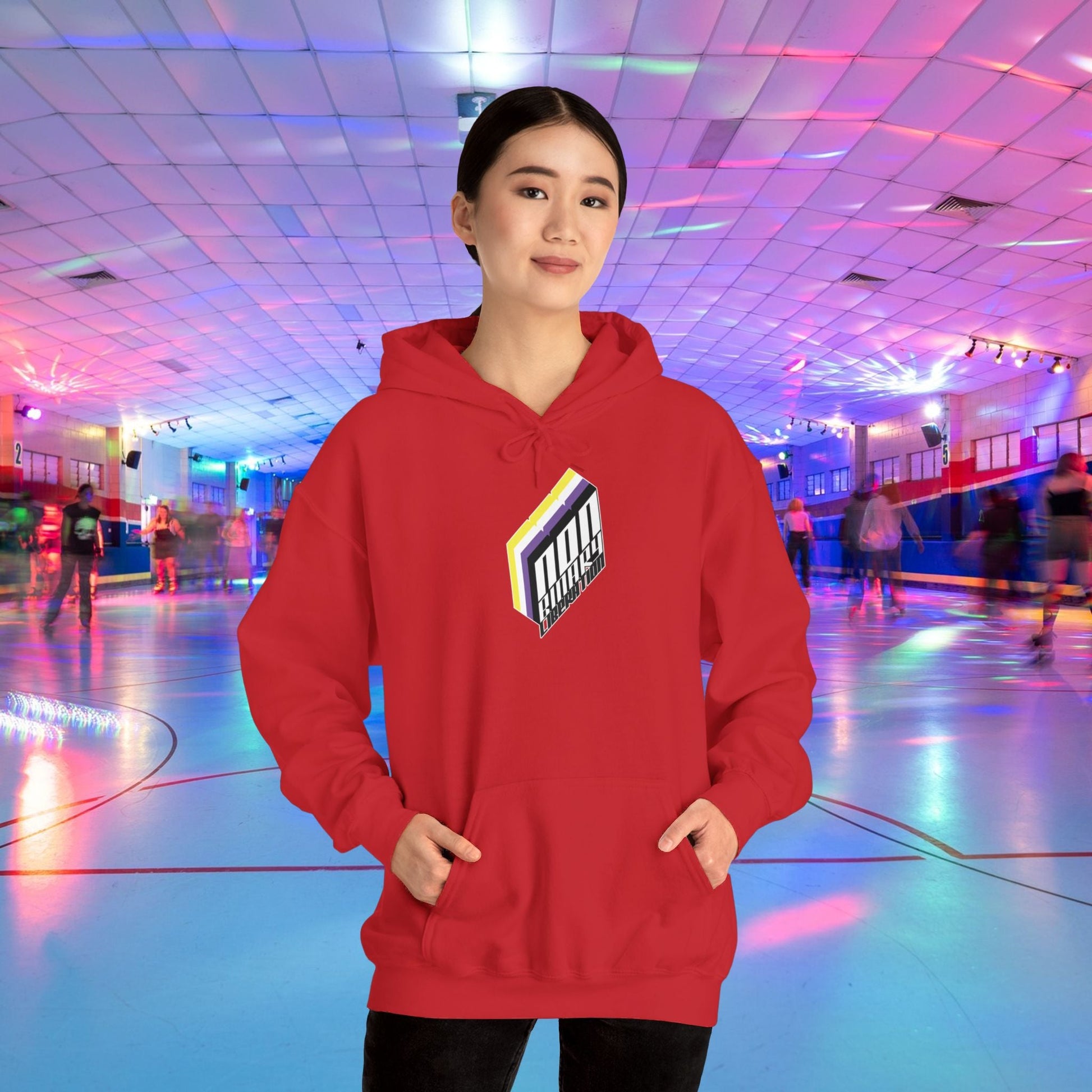 Non - Binary Liberation Hoodie - Australian Shipping - Gay SkateNon - Binary Liberation Hoodie - Australian ShippingHoodiePrintifyGay Skate24540451897229340640