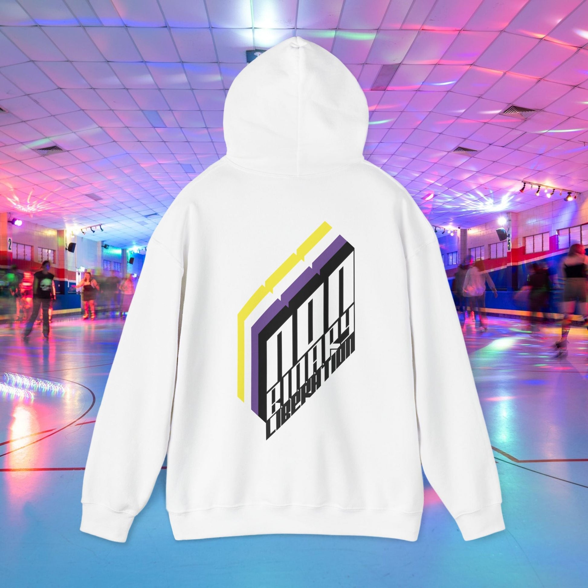 Non - Binary Liberation Hoodie - Australian Shipping - Gay SkateNon - Binary Liberation Hoodie - Australian ShippingHoodiePrintifyGay Skate24540451897229340640