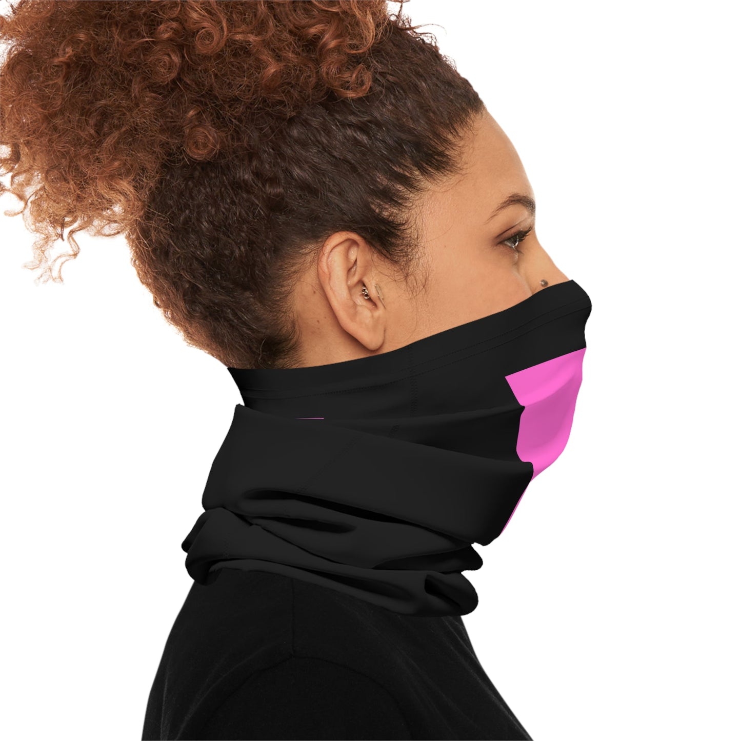 Pink Triangle LGBTIQA Resistance Lightweight Neck Gaiter - Face Mask from a Queer Owned Business