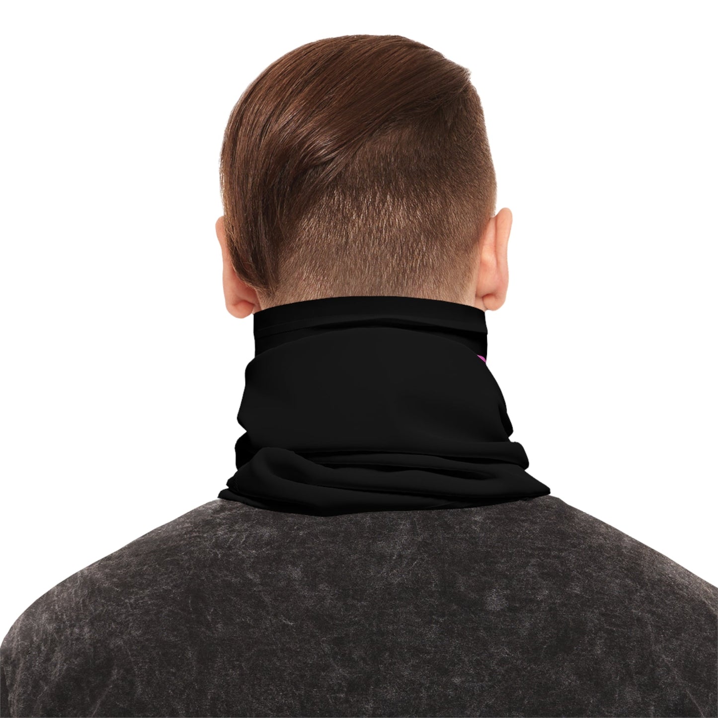 Pink Triangle LGBTIQA Resistance Lightweight Neck Gaiter - Face Mask from a Queer Owned Business