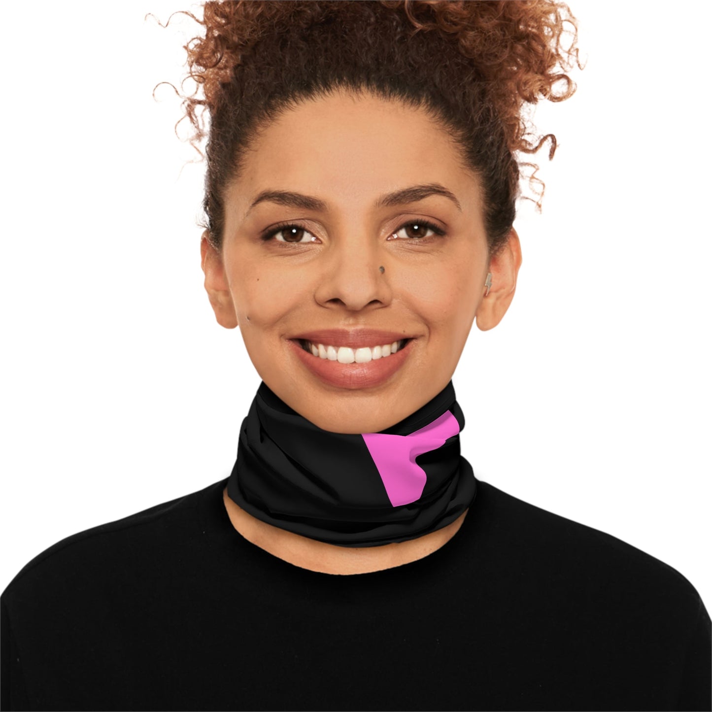 Pink Triangle LGBTIQA Resistance Lightweight Neck Gaiter - Face Mask from a Queer Owned Business