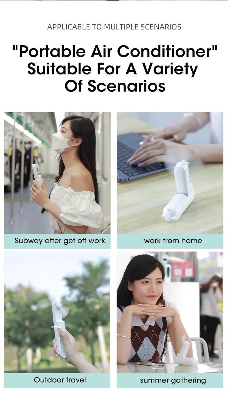 Portable Rechargeable Mini Electric Fan - a range of colours - Gay SkatePortable Rechargeable Mini Electric Fan - a range of coloursskate accessoriesGay SkateGay Skate14:200006154#White