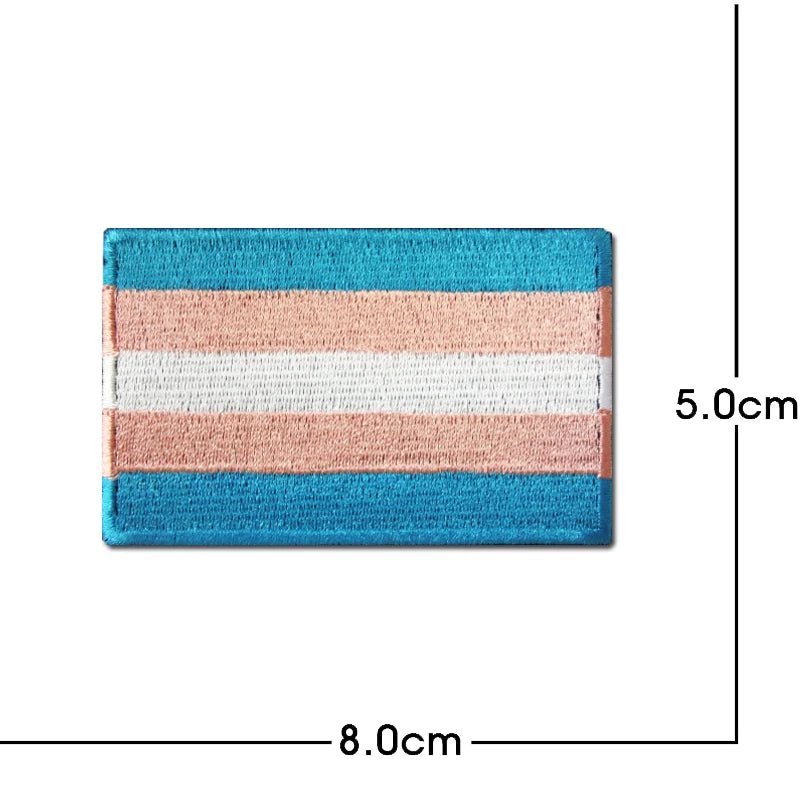 Trans Pride Flag Iron On Patch