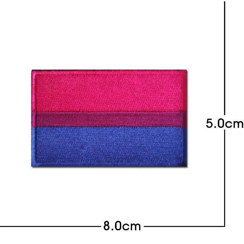 Bisexual Pride Flag Iron On Patch