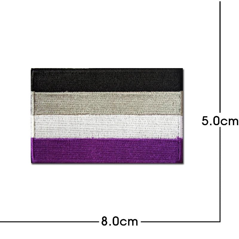 Ace Asexual Pride Flag Iron On Patch
