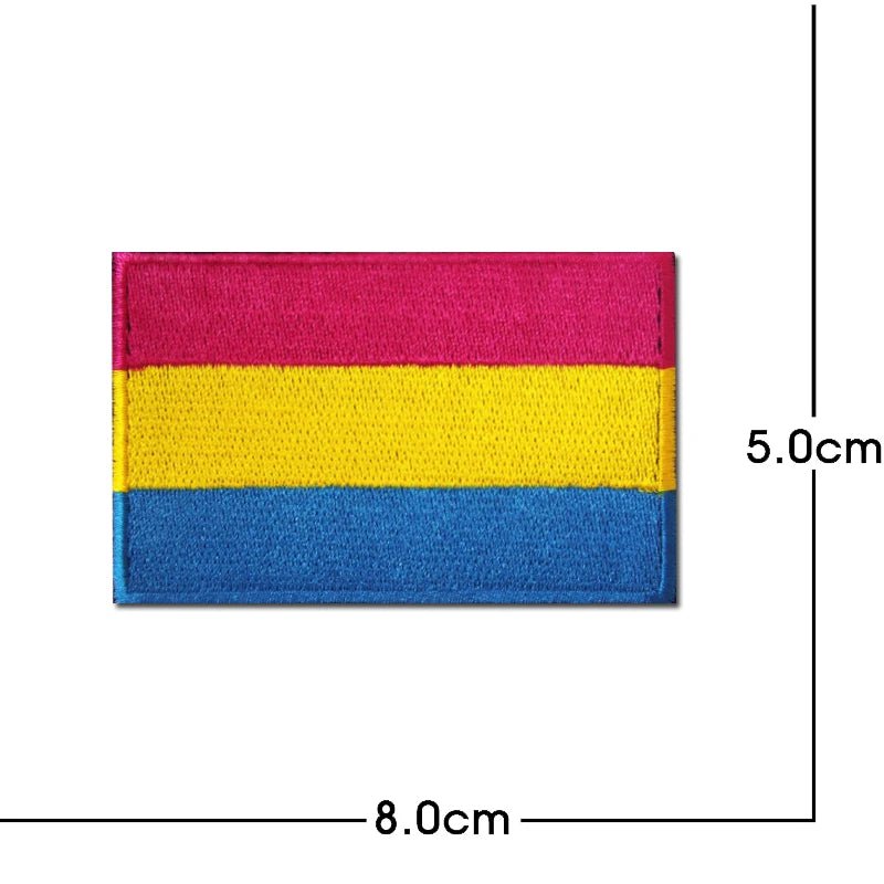 Pan Pansexual Pride Flag Iron On Patch