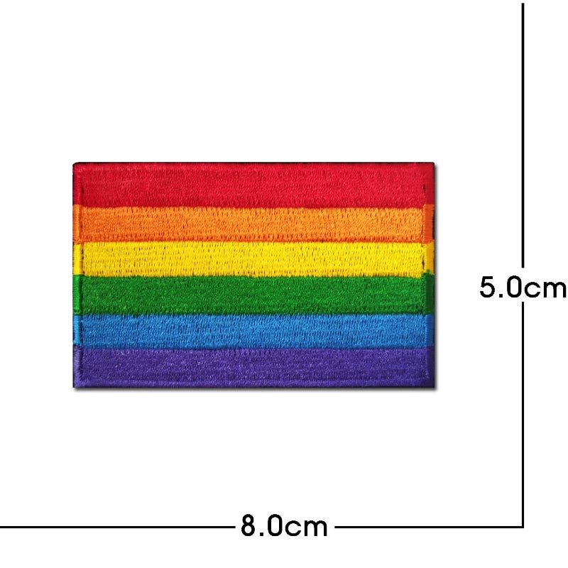 Rainbow Pride Flag Iron On Patch