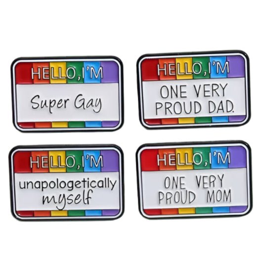 Show your Pride with Pride Flag Fist enamel pins featuring Ace, Bi, Pan, Lesbian, Rainbow, and Trans flag designs. These colorful enamel pins are a perfect way to celebrate and support the LGBTQ+ community!.