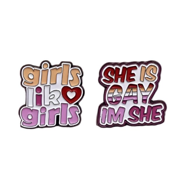 Show your support with Pride Flag Fist enamel pins—available in Ace, Bi, Pan, Lesbian, Rainbow, and Trans designs. These vibrant pins are perfect for celebrating LGBTQ+ Pride!.