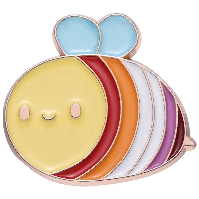Show your pride with this playful Pride Flag Fist enamel pin, available in Ace, Bi, Pan, Lesbian, Rainbow, and Trans designs—a colorful LGBTQ+ accessory that adds a bold touch to any outfit.