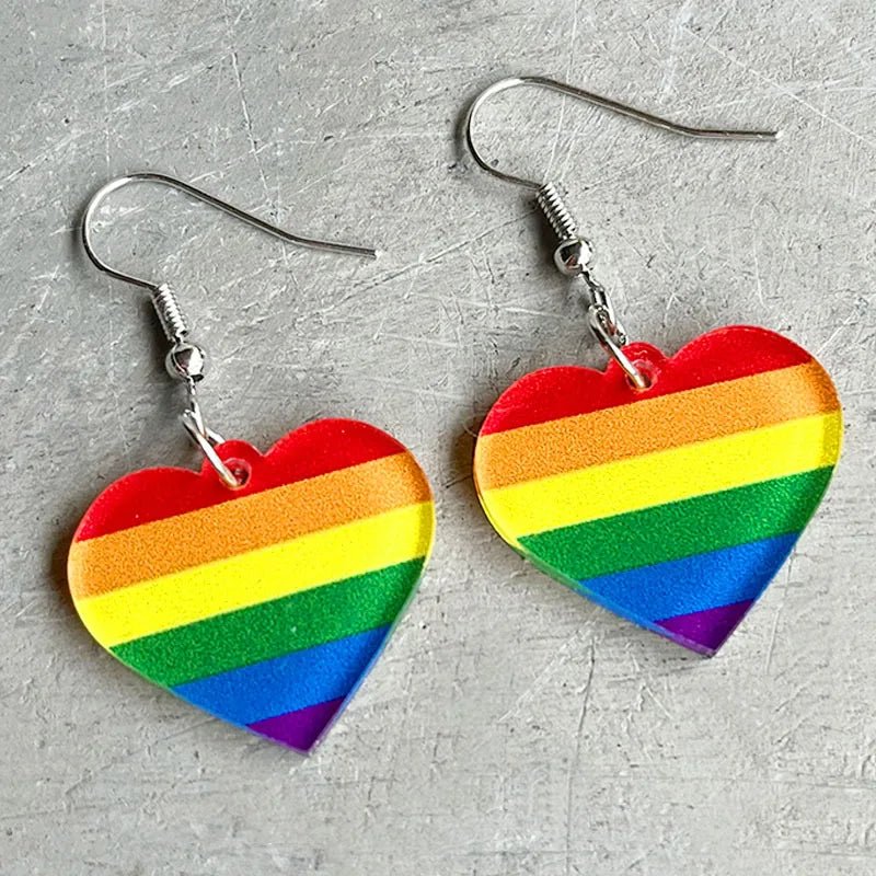 rainbow earrings