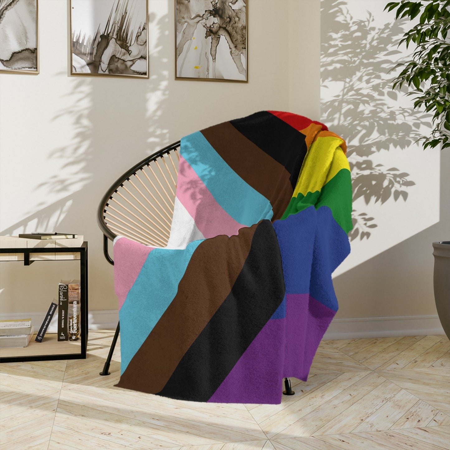 Progress Pride Flag - Velveteen Microfiber Blanket - Gay SkateProgress Pride Flag - Velveteen Microfiber BlanketHome DecorPrintifyGay Skate24180156940935208441