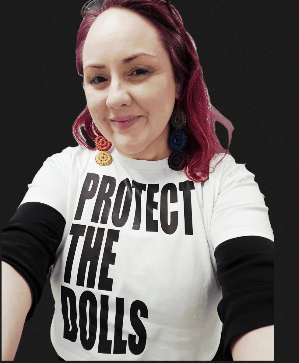 Protect the dolls" is a phrase used as a slogan to show support for transgender women. It originated in the 1980s ballroom culture, specifically among Black and Latinx queer communities