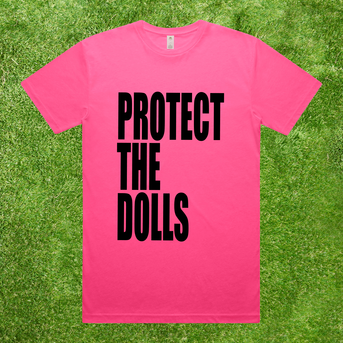 Protect The Dolls t-shirt Australia. Local trans pride shirt. Transgender pride, trans woman, trans girl.