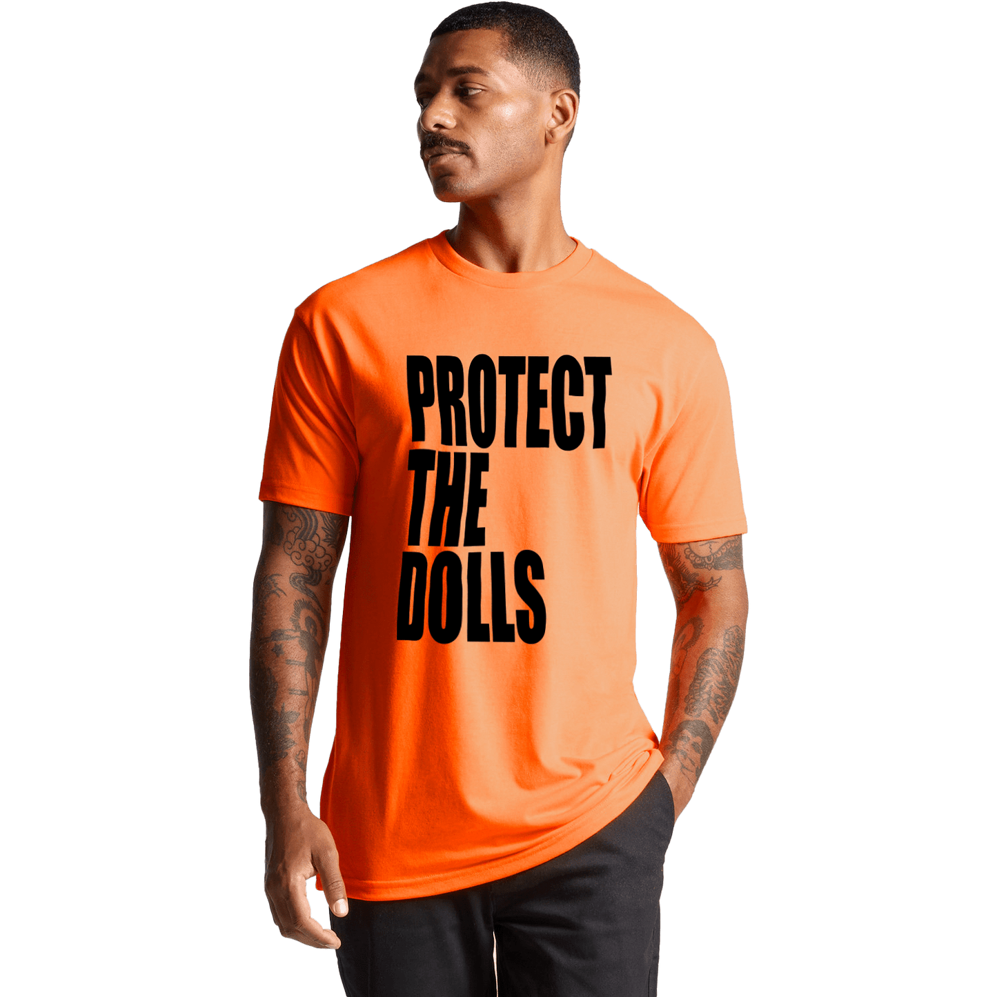 Protect The Dolls t-shirt Australian queer and trans owned local business. 100% cotton pride shirts. Transgender pride