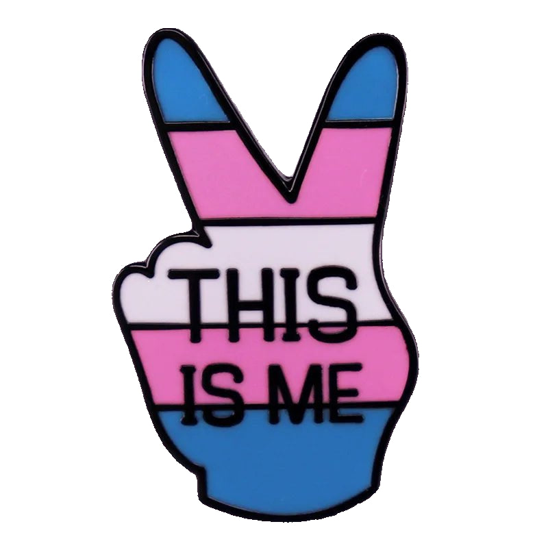 This Is Me printed on Trans Flag