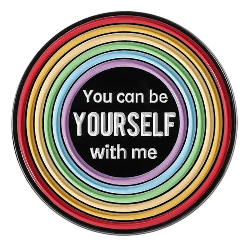 Rainbow Ally pins - set of three