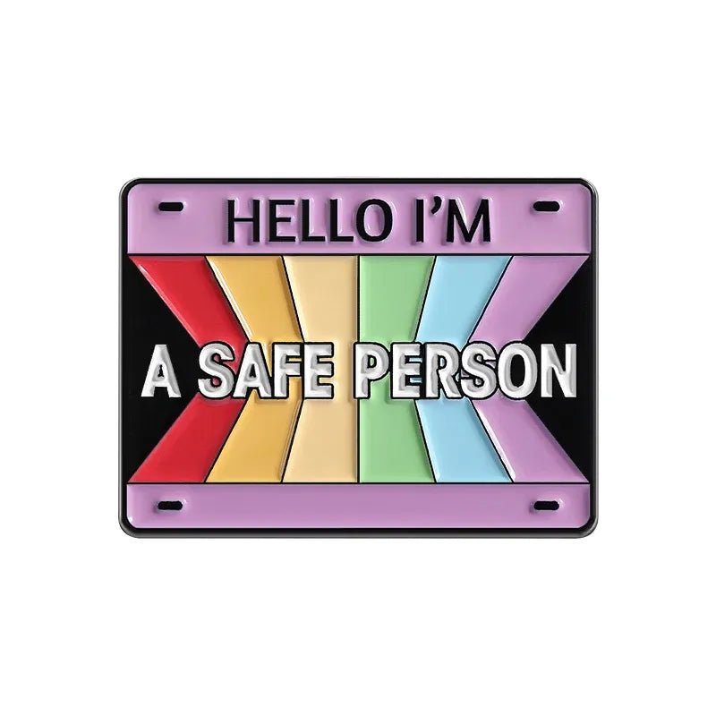 Rainbow Ally pins - set of three