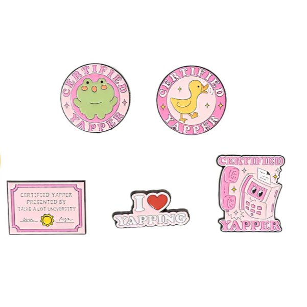 Rainbow LGBTIQA+ Pride - set of five enamel pins