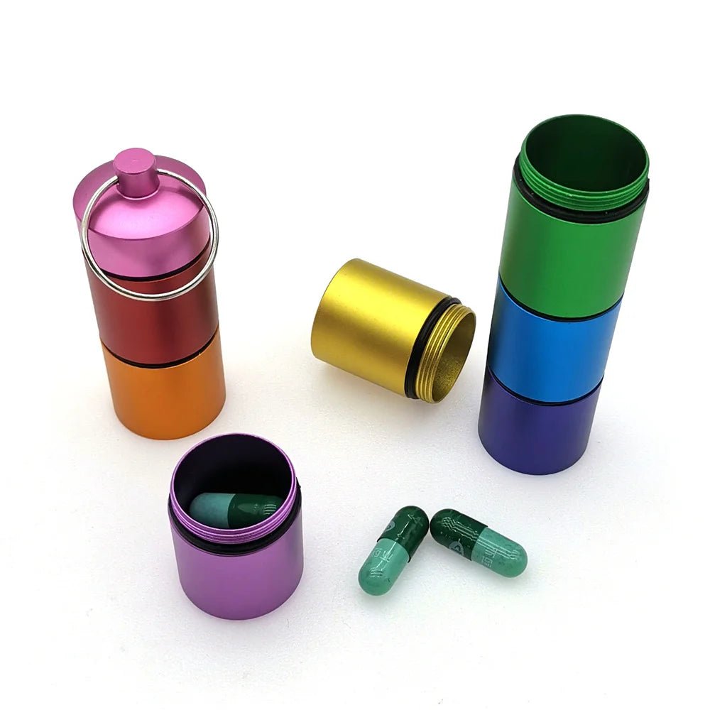 Trendy designer funky pill box