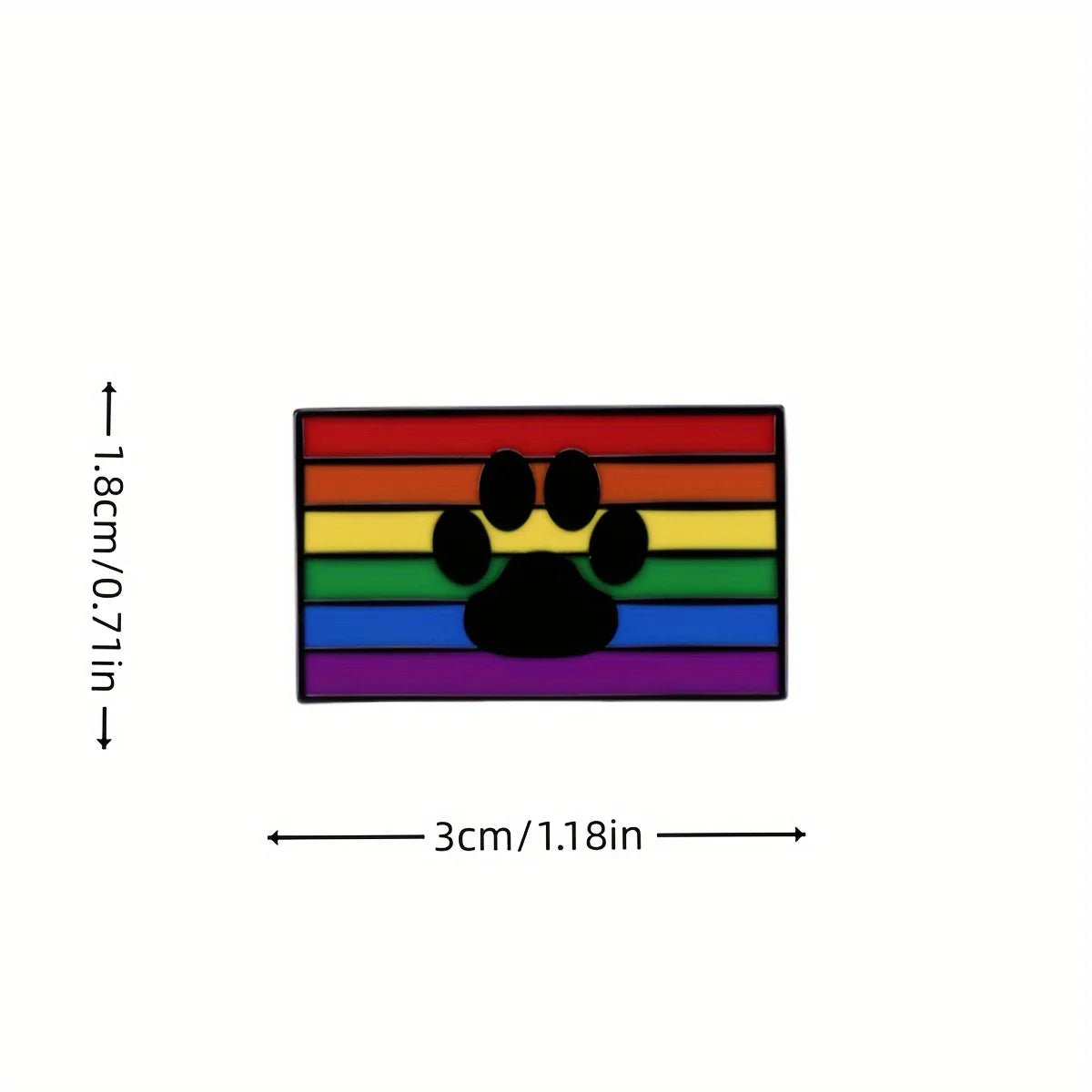 Rainbow Paw Print Enamel Pin - Gay SkateRainbow Paw Print Enamel Pinskate accessoriesGay SkateGay Skate200001033:350525#C19 - 2 - 832