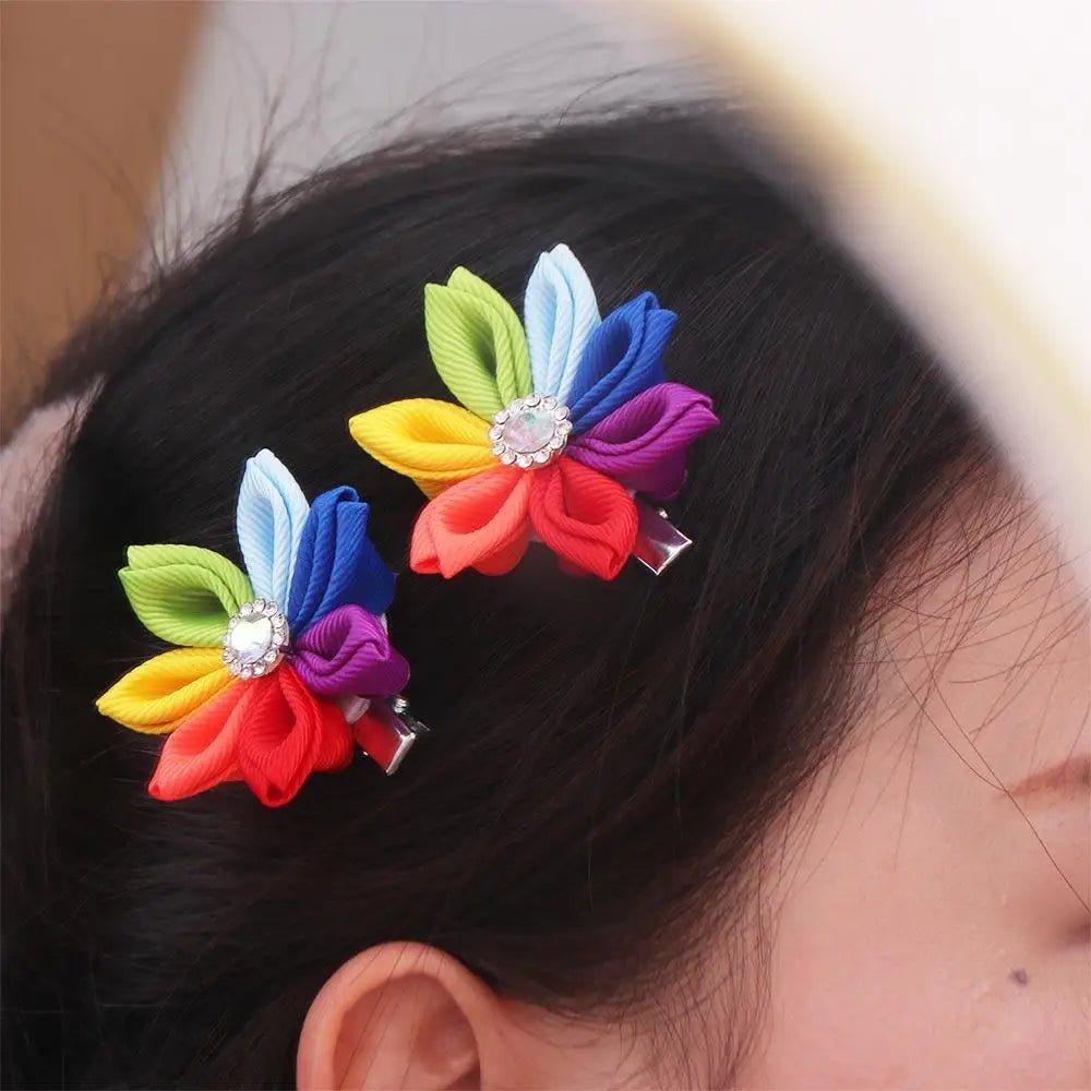 Rainbow pride hair accessories